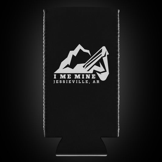 I Me Mountain - Can Koozie (12 0z) - Black/Grey