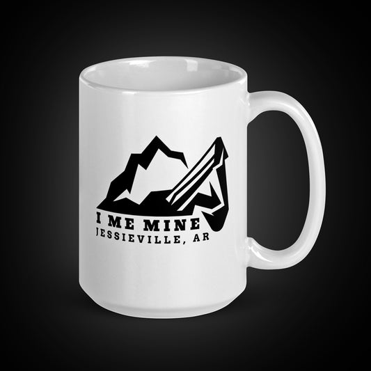 I Me Mountain - Mug - Black Logo - White
