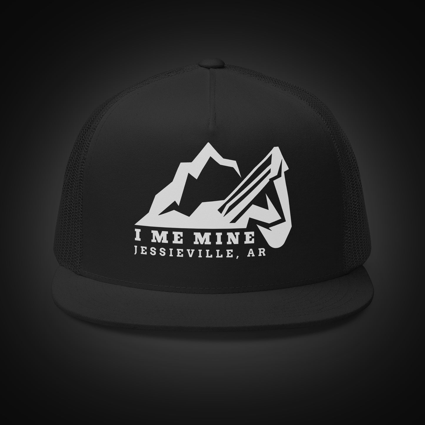 I Me Mountain - Trucker Hat - Dark FB