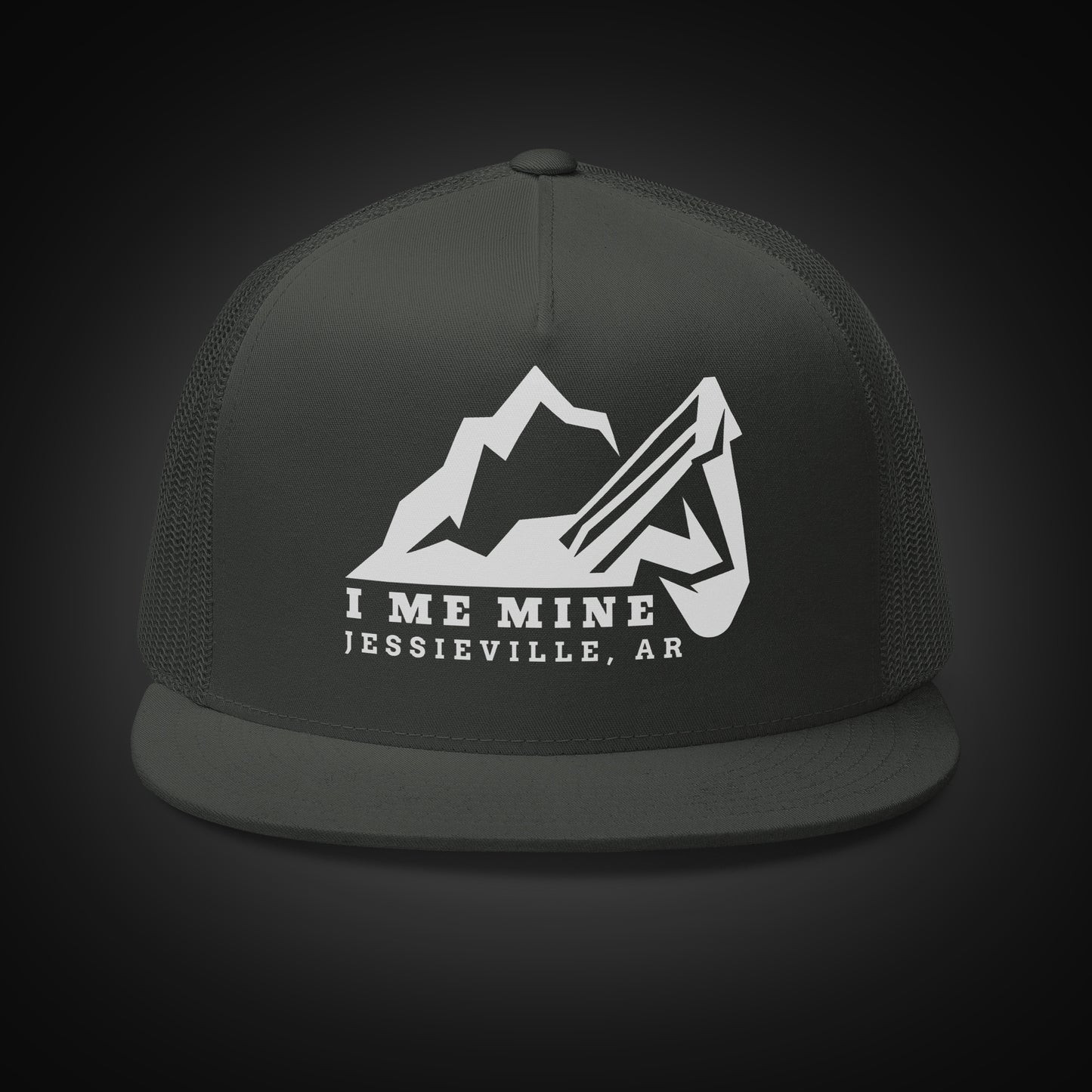 I Me Mountain - Trucker Hat - Dark FB