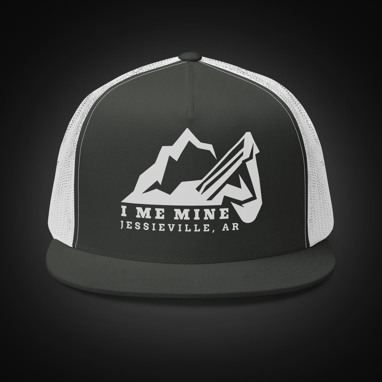 I Me Mountain - Trucker Hat - Dark FB