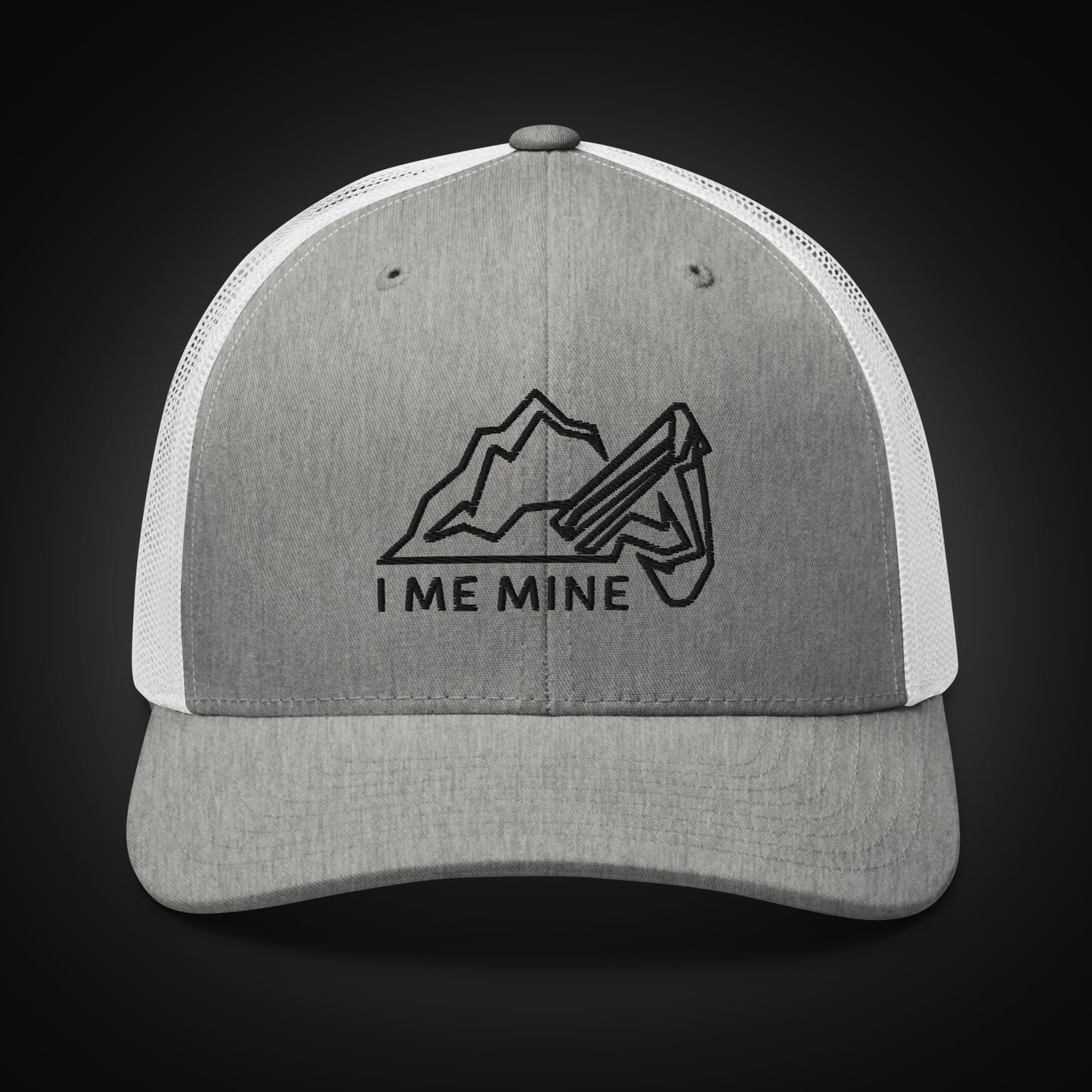 I Me Mountain - Trucker Hat - EM Outline