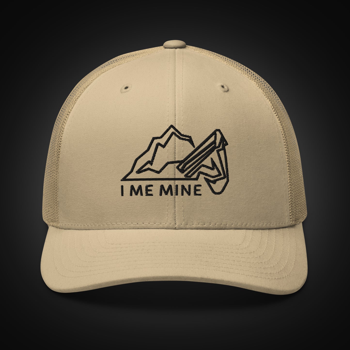 I Me Mountain - Trucker Hat - EM Outline