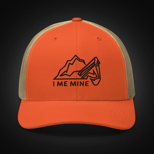 I Me Mountain - Trucker Hat - EM Outline