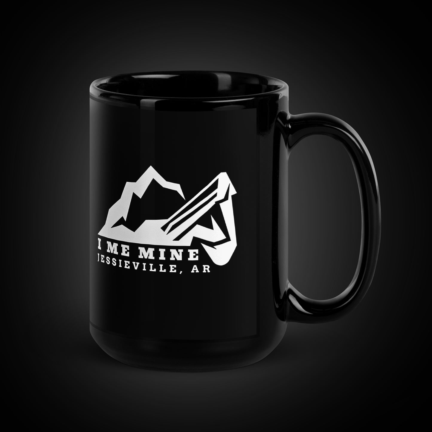 I Me Mountain - Mug - White Logo - Black