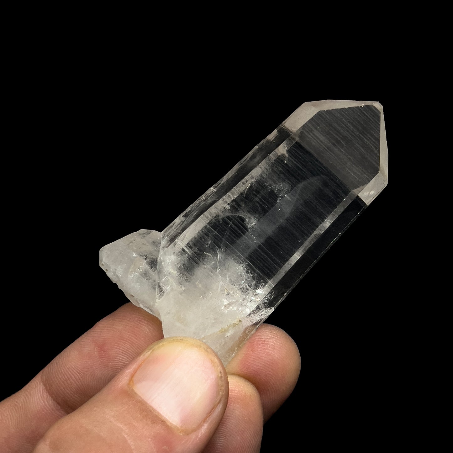 Quartz var. Japan-Law Twin with Inclusions