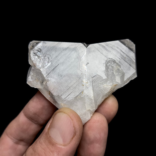 Quartz var. Japan-Law Twin with Inclusions