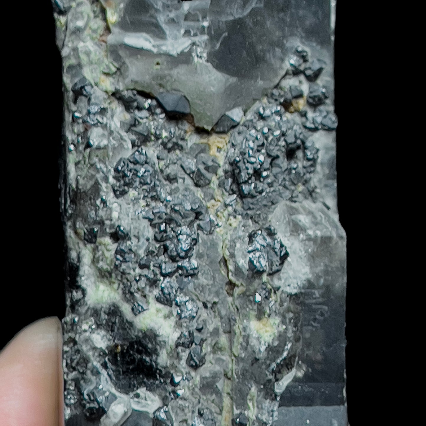 Smoky Quartz with Brookite