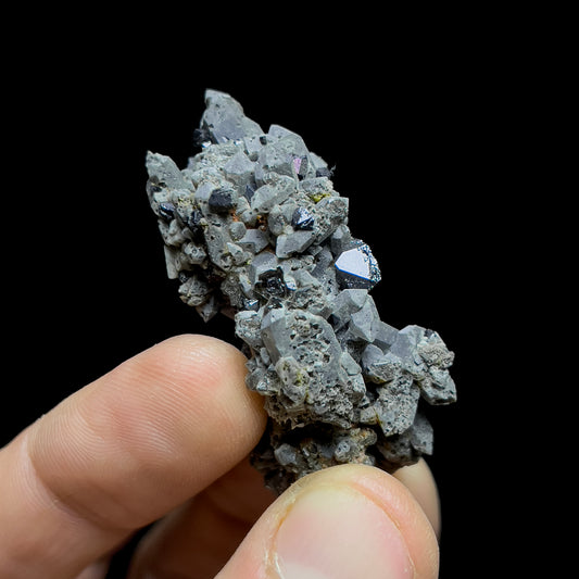 Brookite on Smoky Quartz