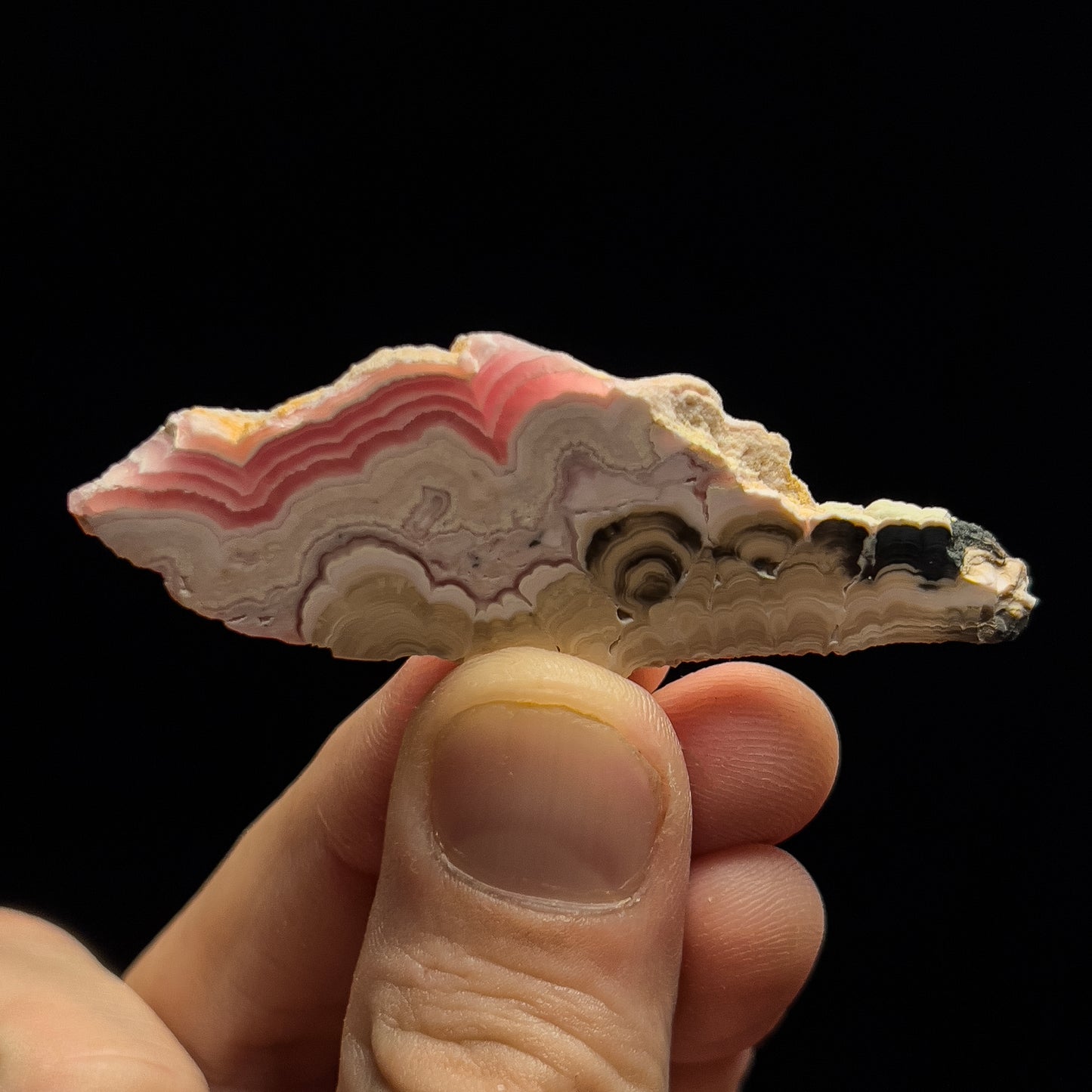 Rhodochrosite (polished)