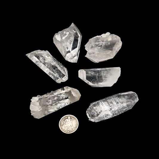 Quartz Crystal Parcel (6 pcs)