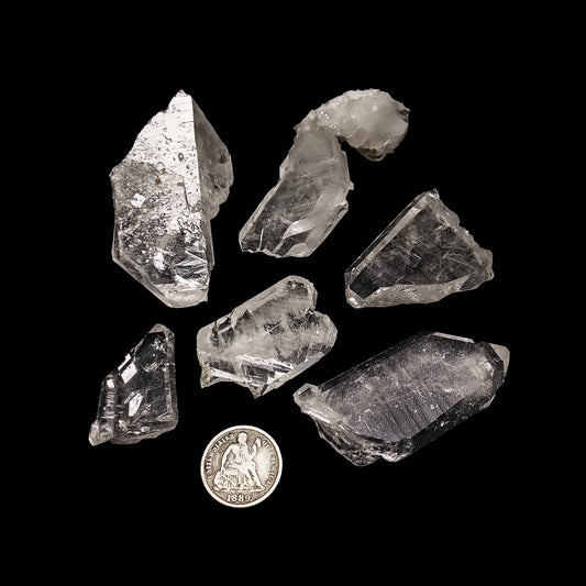 Quartz Crystal Parcel (6 pcs)