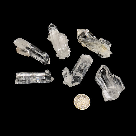 Quartz Crystal Parcel (6 pcs)