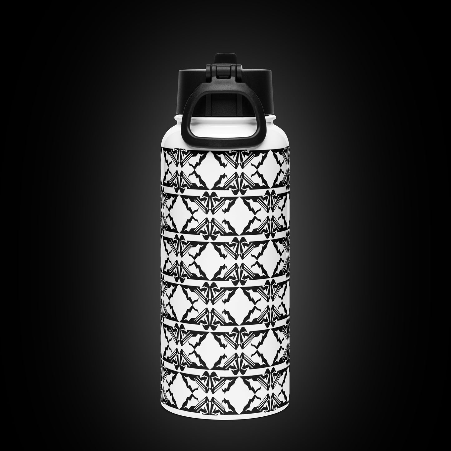 I Me Mountain Patterned Water Bottle