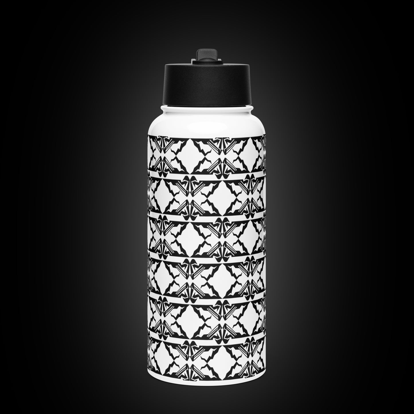 I Me Mountain Patterned Water Bottle