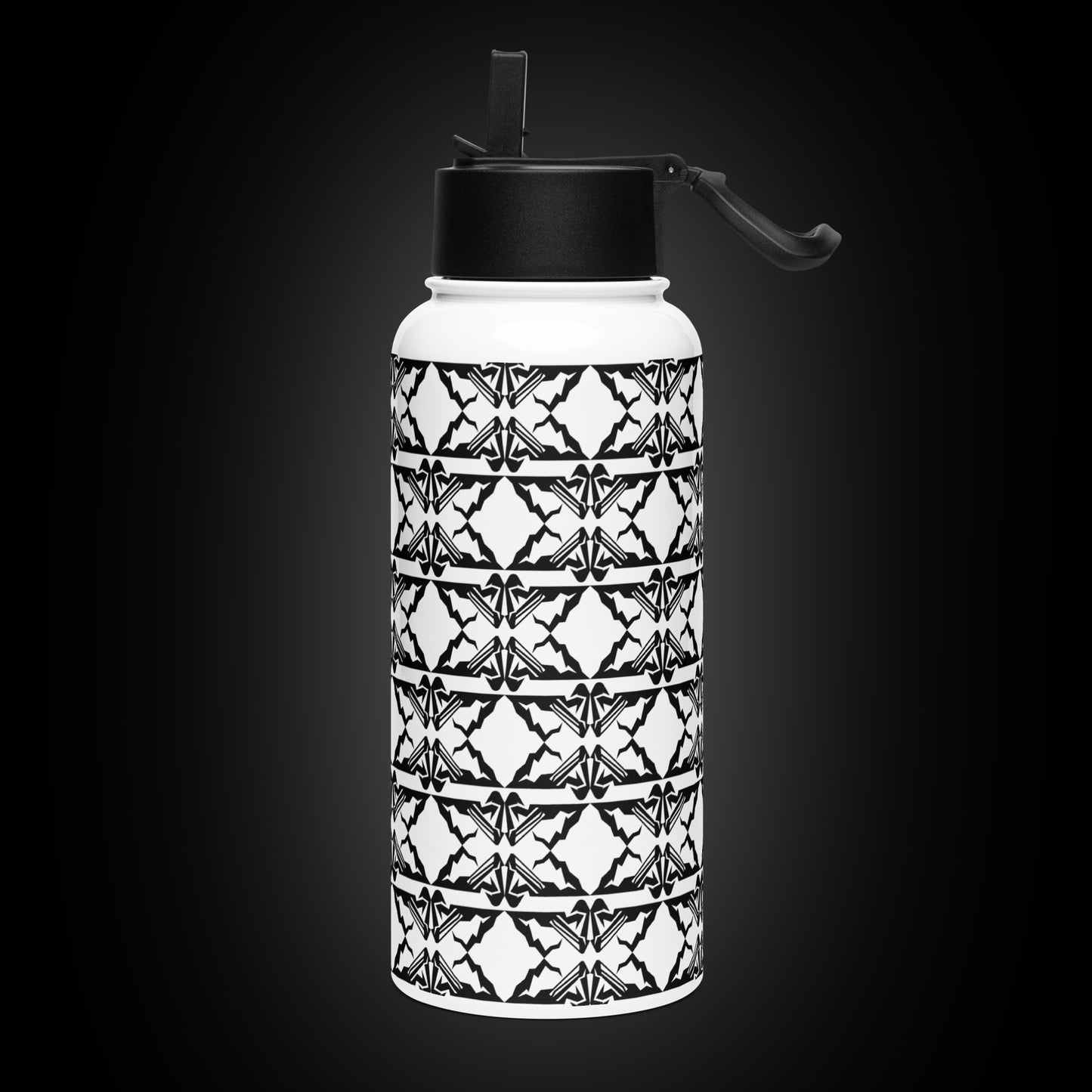 I Me Mountain Patterned Water Bottle