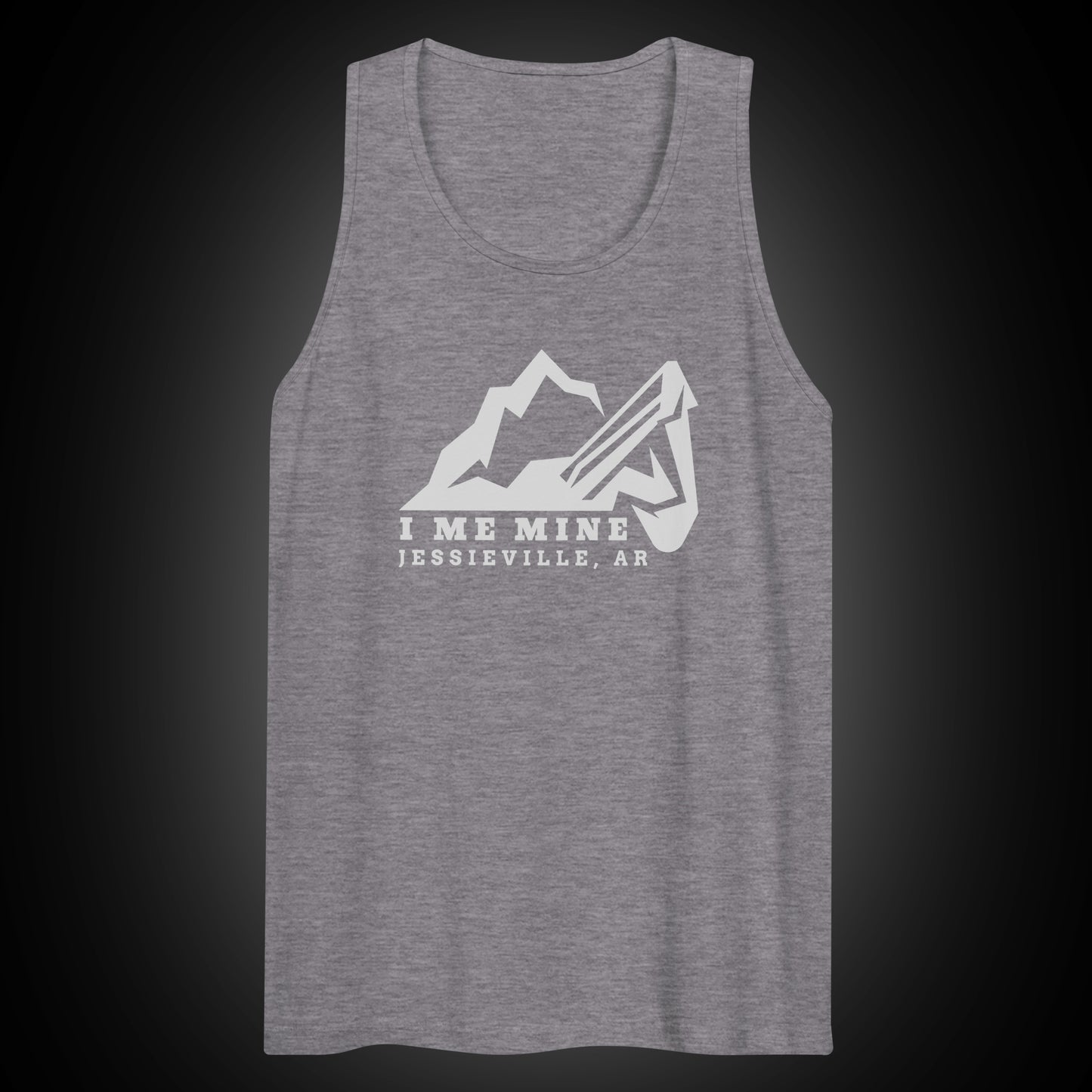I Me Mountain - Tank Top - Mens (light grey)