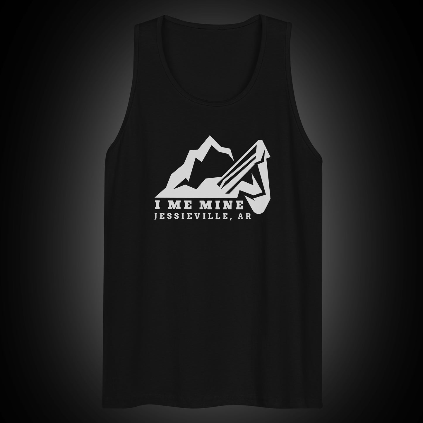 I Me Mountain - Tank Top - Mens (light grey)