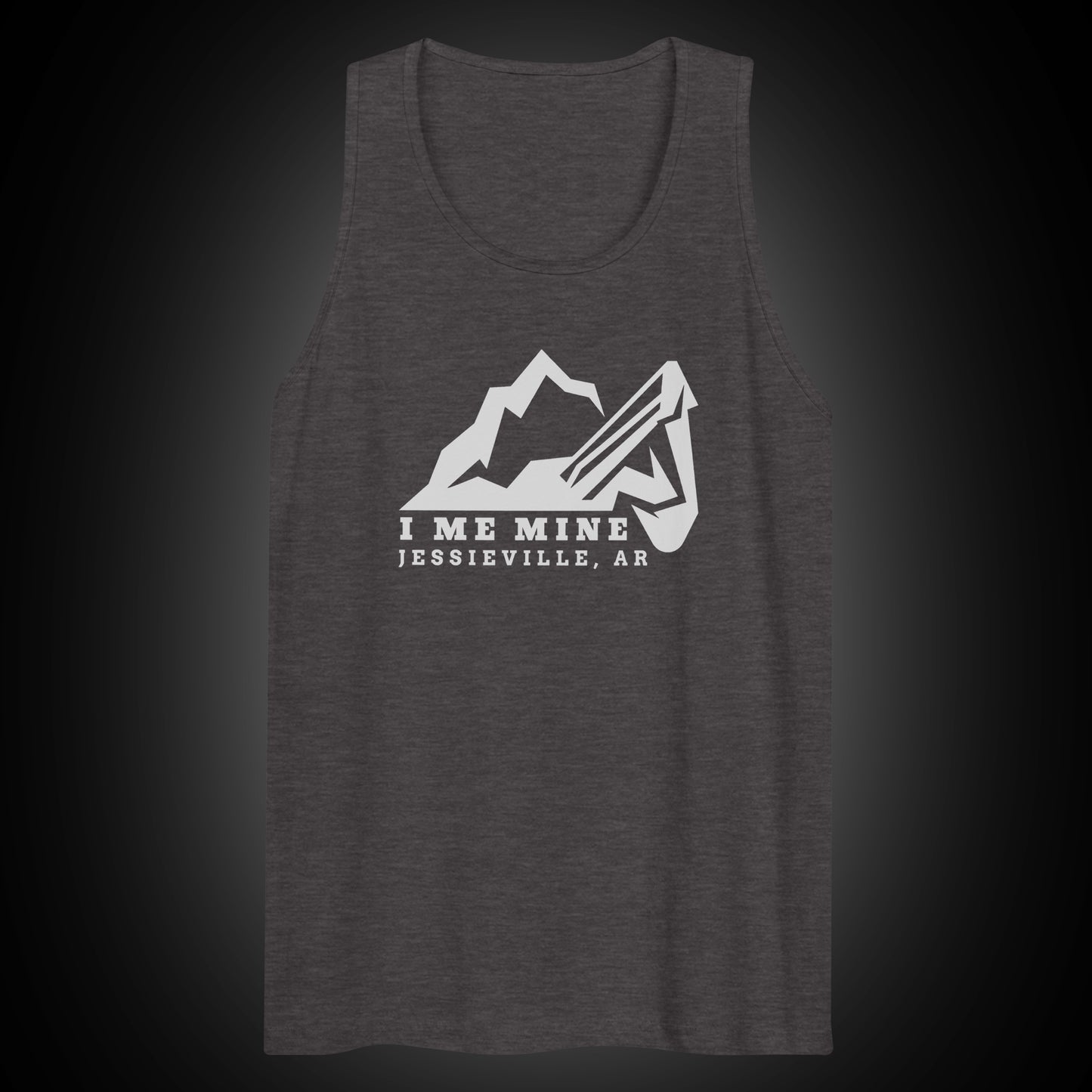 I Me Mountain - Tank Top - Mens (light grey)