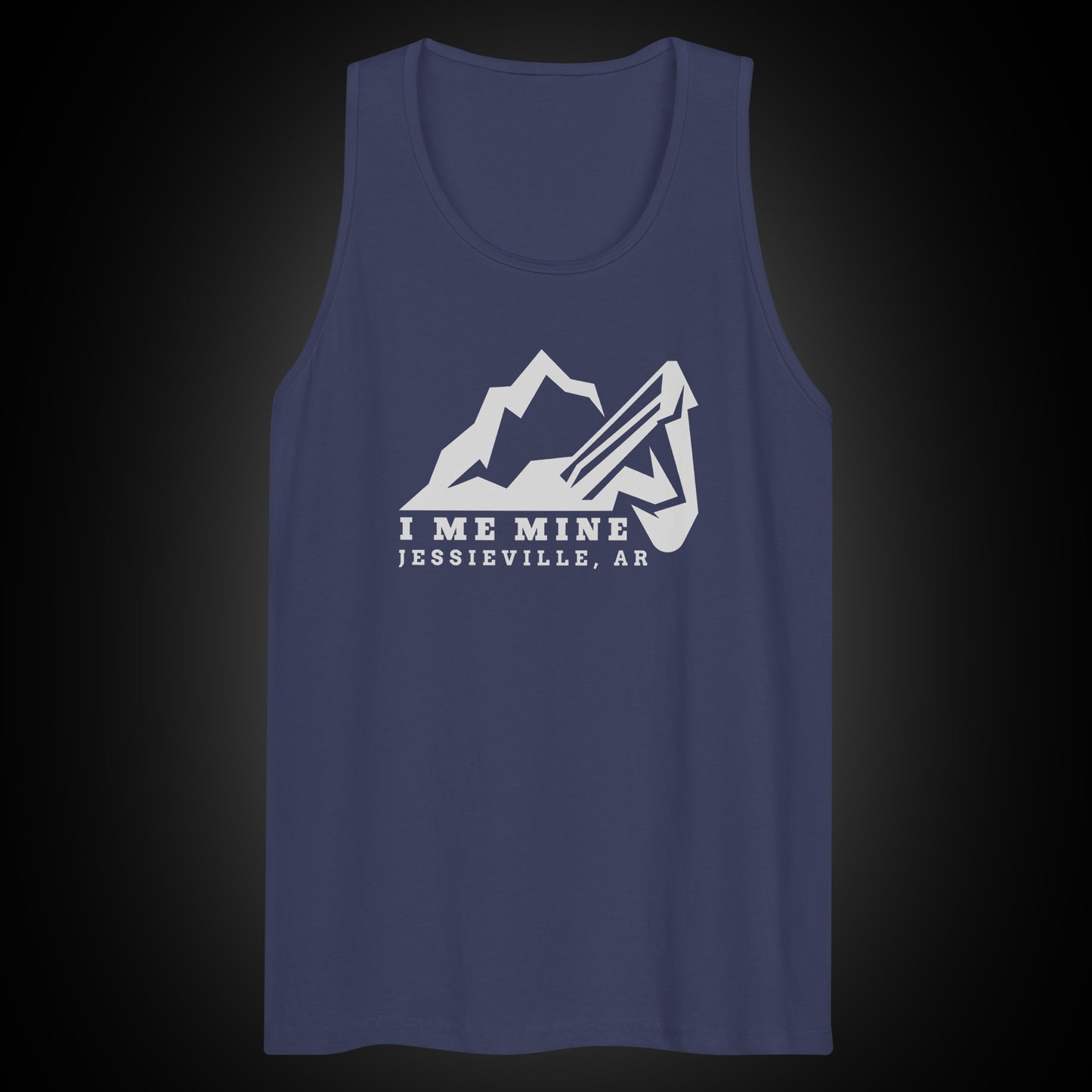 I Me Mountain - Tank Top - Mens (light grey)
