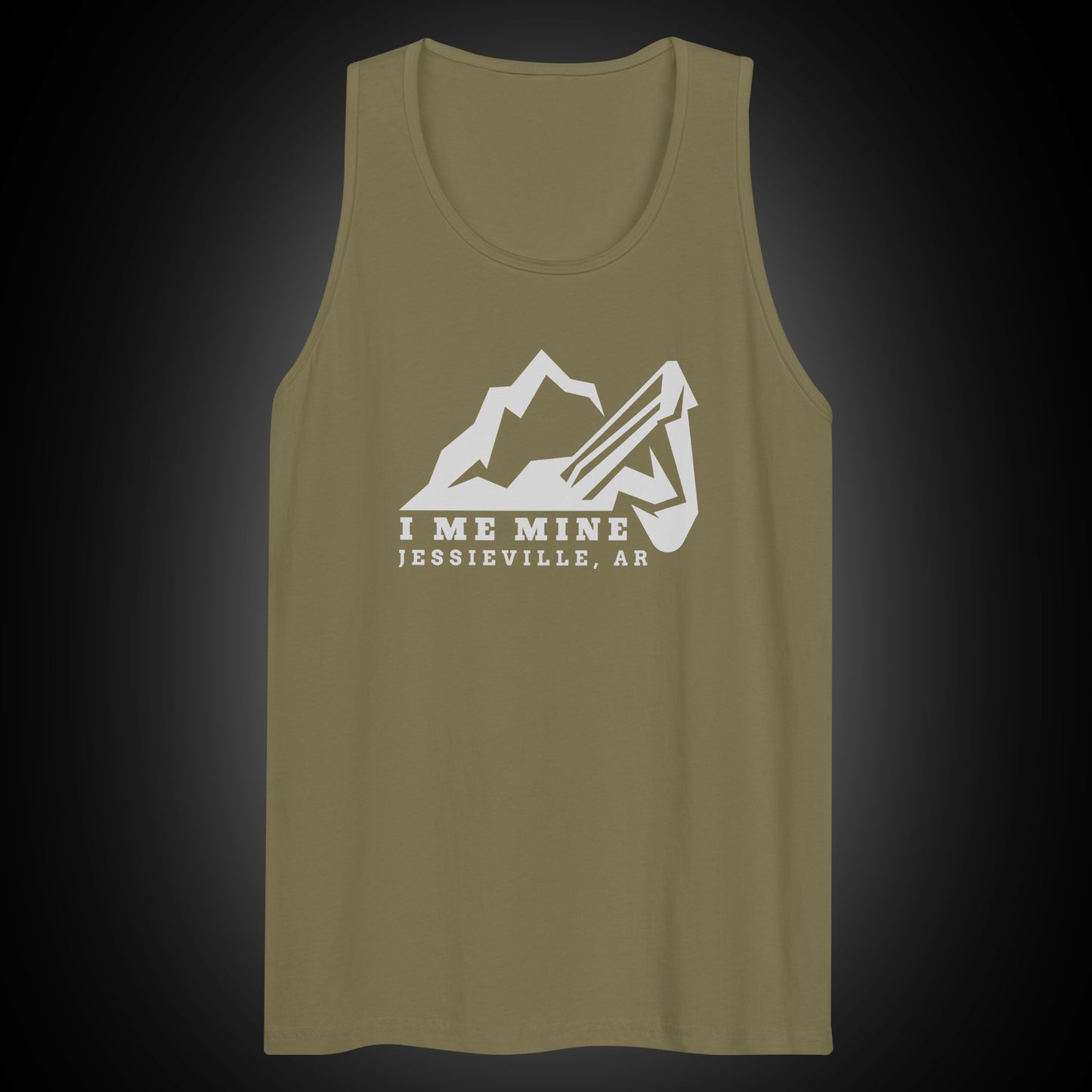 I Me Mountain - Tank Top - Mens (light grey)
