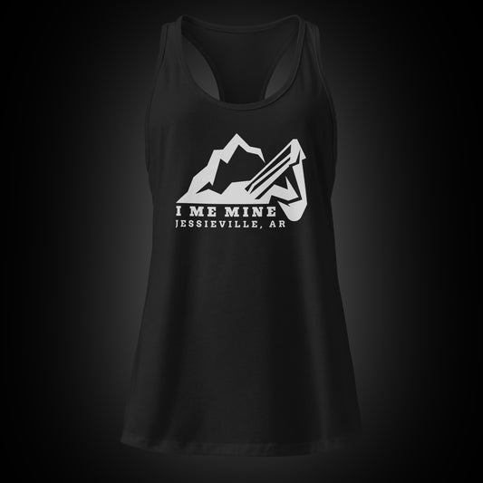 I Me Mountain - Tank Top - Womens (grey logo)
