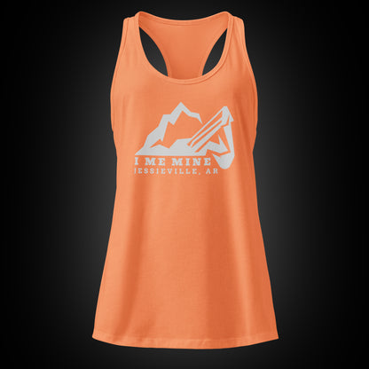 I Me Mountain - Tank Top - Womens (grey logo)