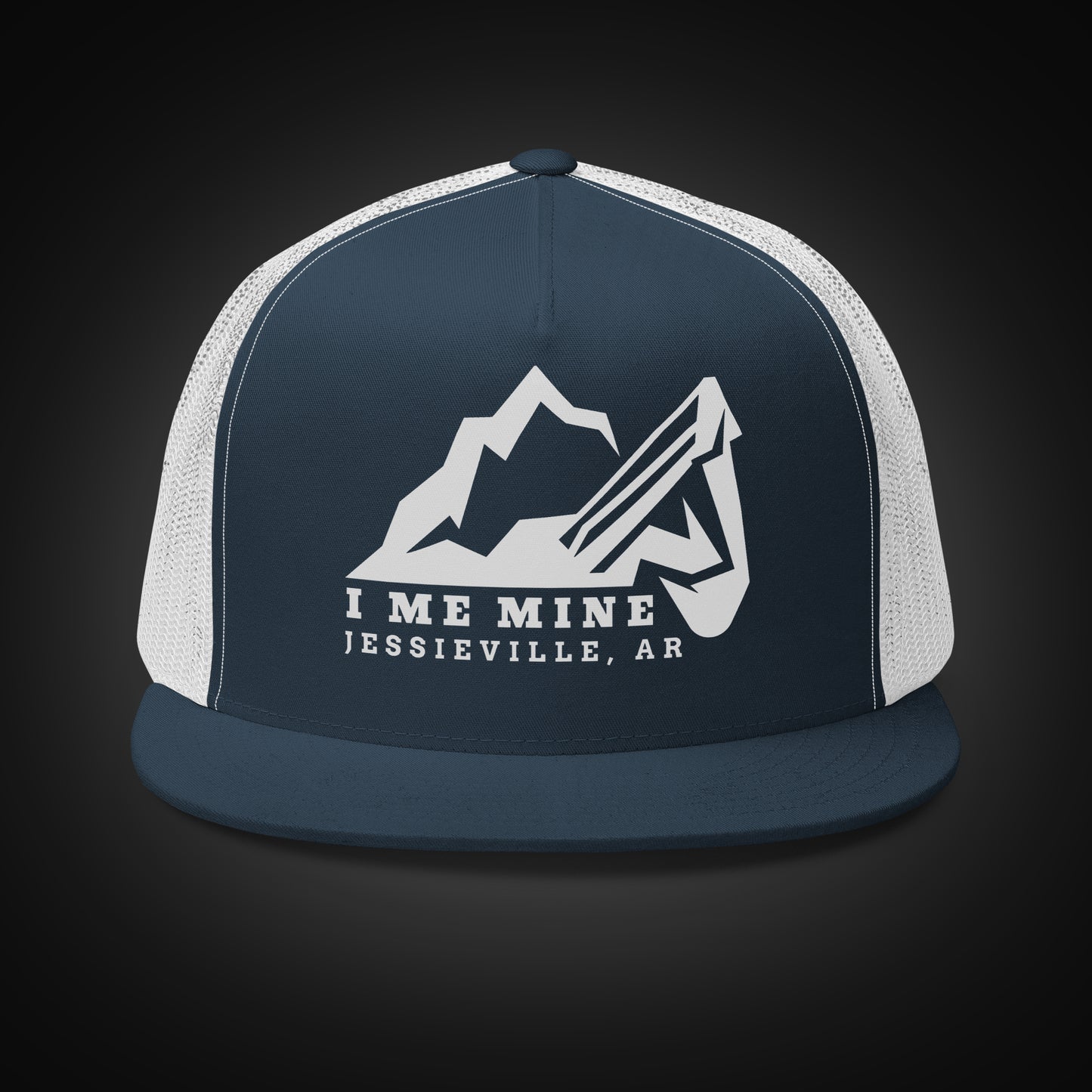 I Me Mountain - Trucker Hat - Dark FB
