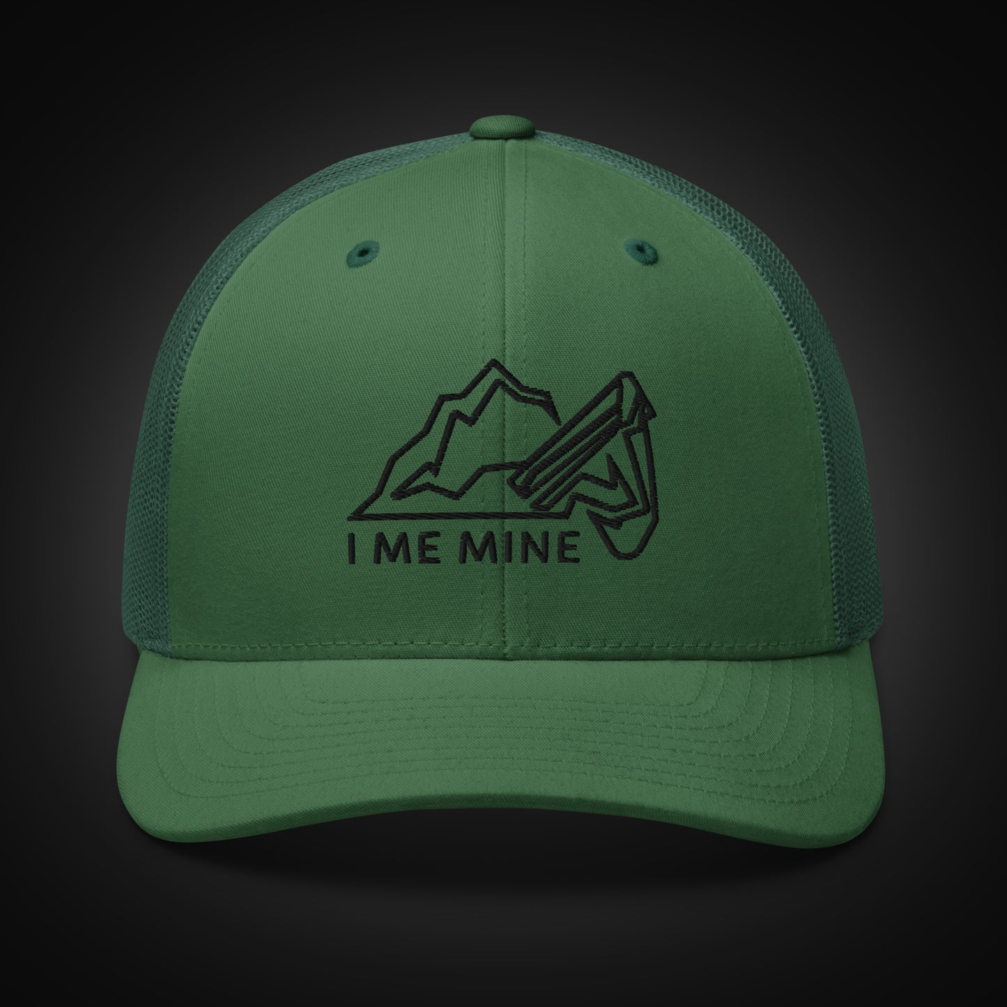I Me Mountain - Trucker Hat - EM Outline