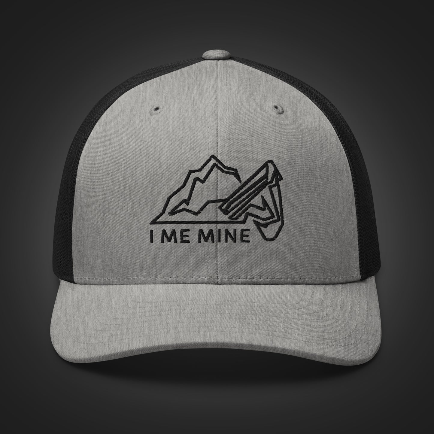 I Me Mountain - Trucker Hat - EM Outline