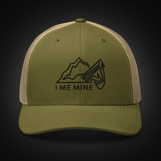 I Me Mountain - Trucker Hat - EM Outline
