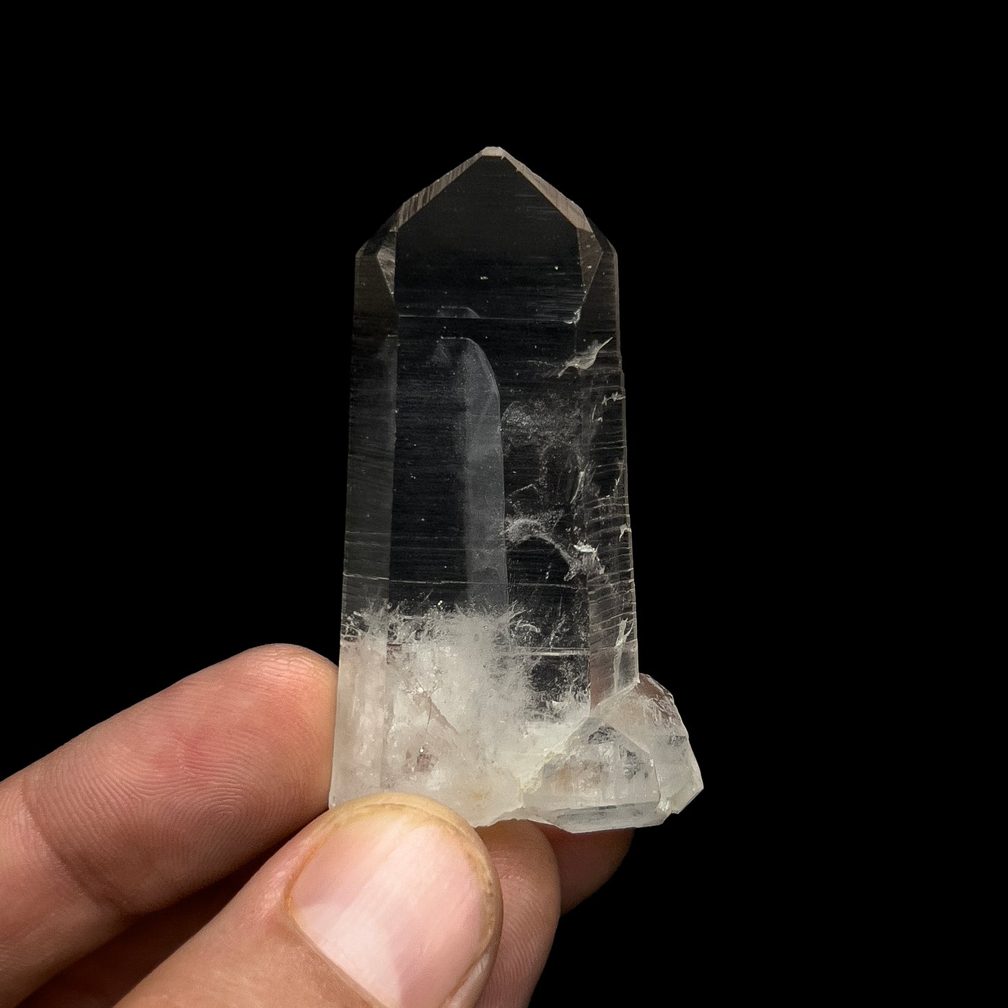 Quartz var. Japan-Law Twin with Inclusions