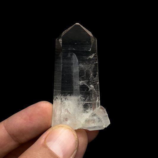 Quartz var. Japan-Law Twin with Inclusions