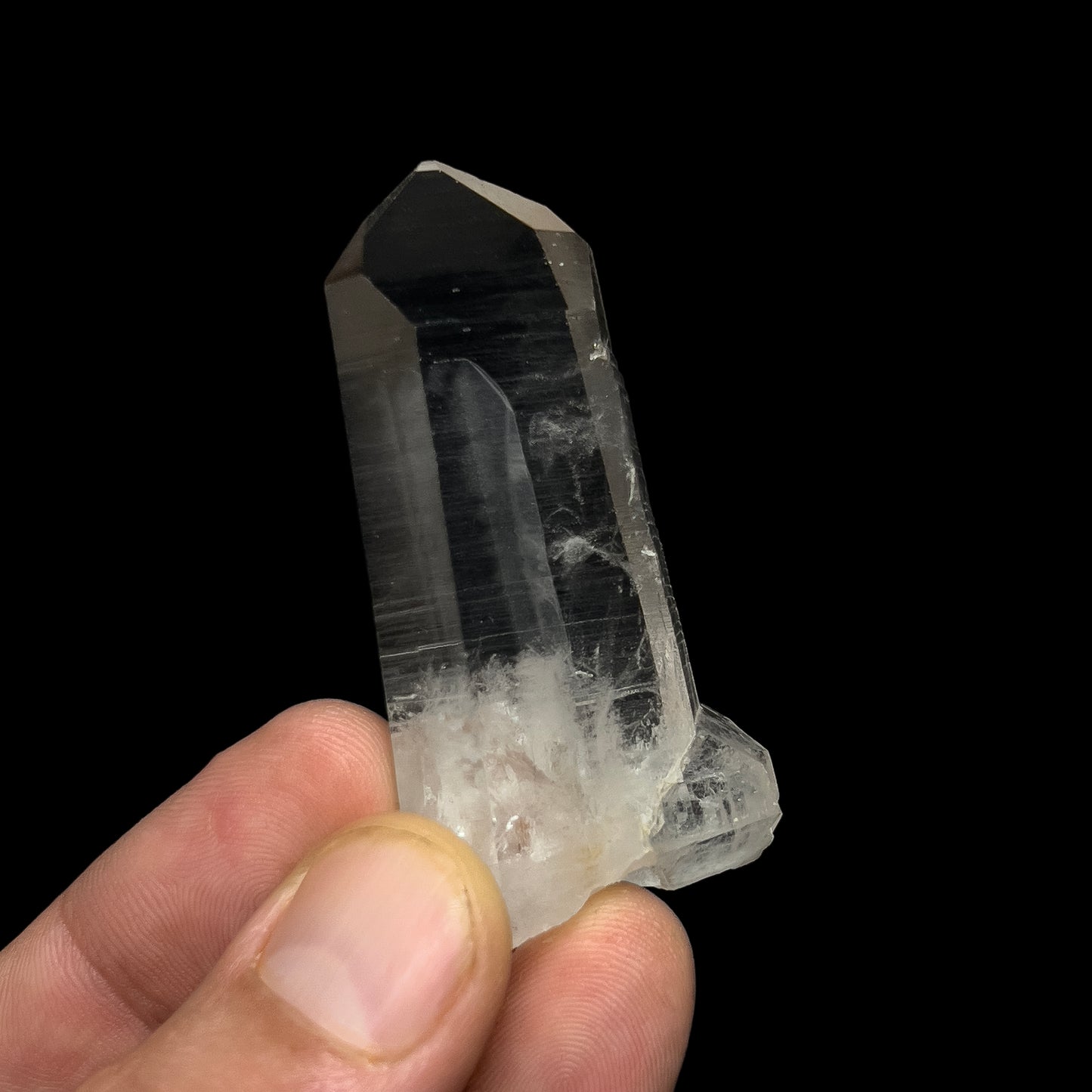 Quartz var. Japan-Law Twin with Inclusions
