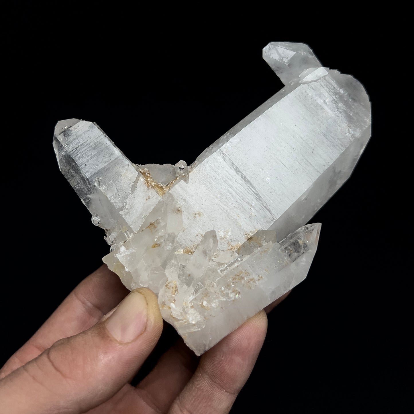 Quartz var. Japan-Law Twin (repaired x1)