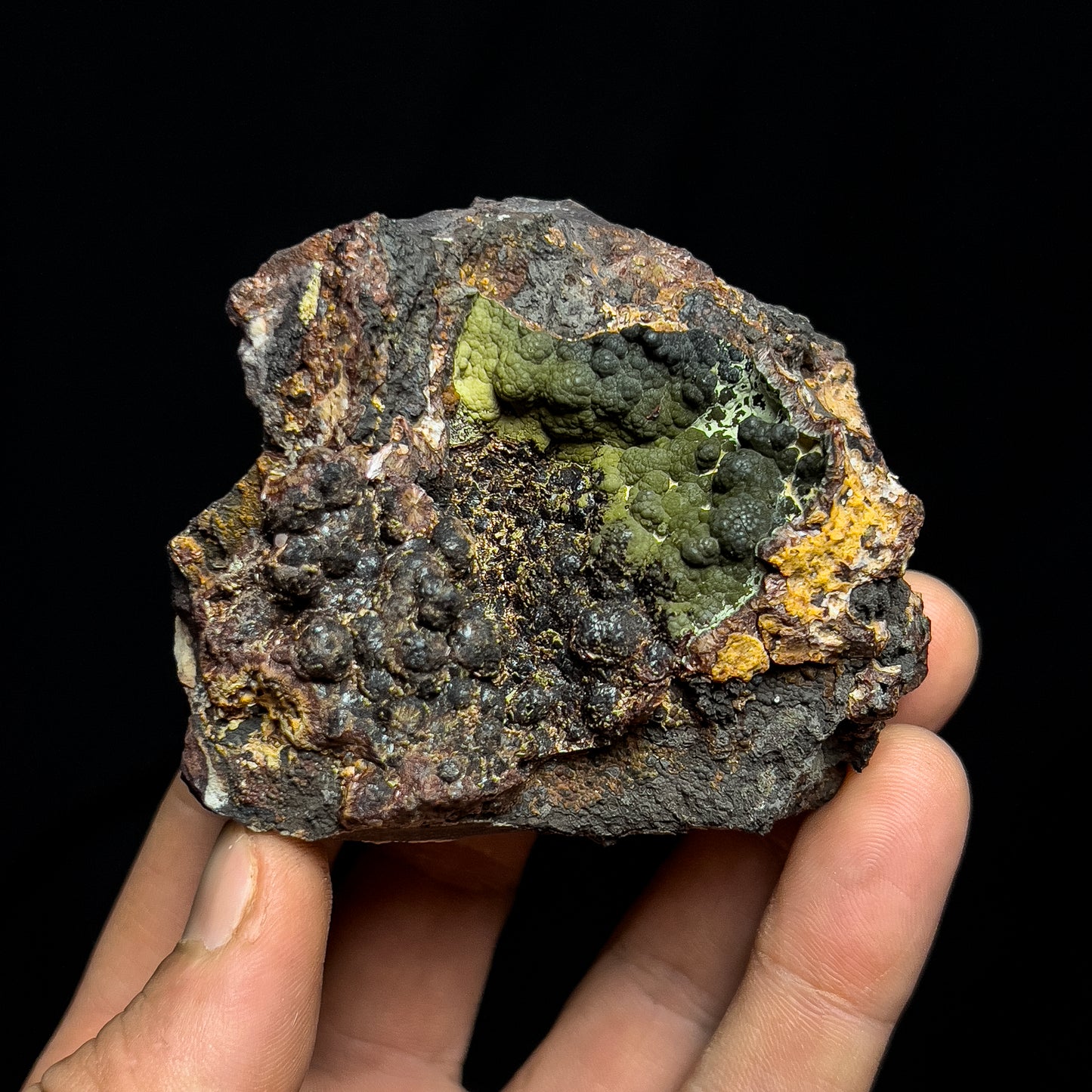 Kidwellite with Beraunite