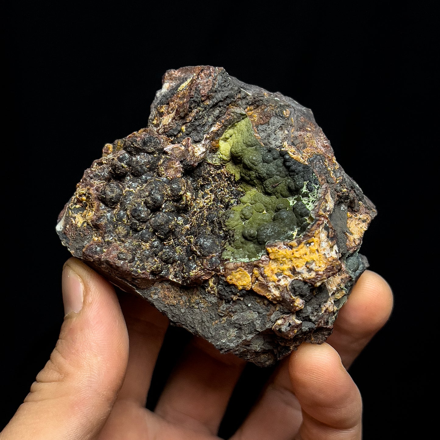 Kidwellite with Beraunite