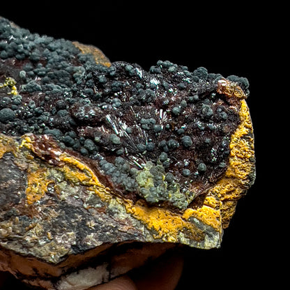 Dufrenite with Beraunite
