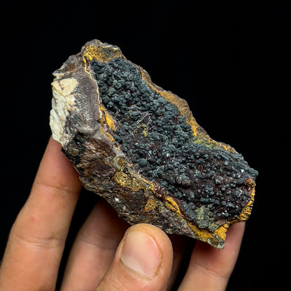 Dufrenite with Beraunite