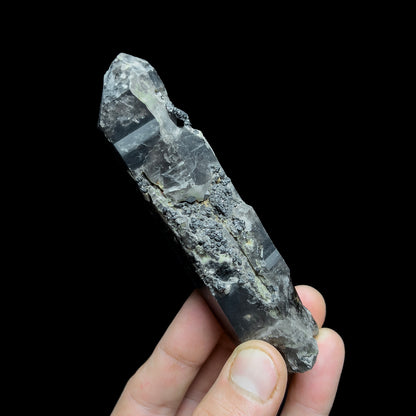 Smoky Quartz with Brookite