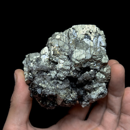 Pyrite with Molybdenite & Magnetite