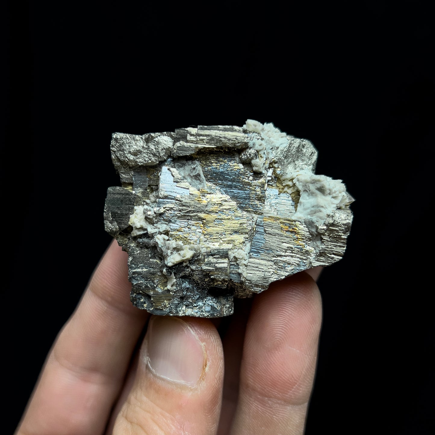 Pyrite with Molybdenite