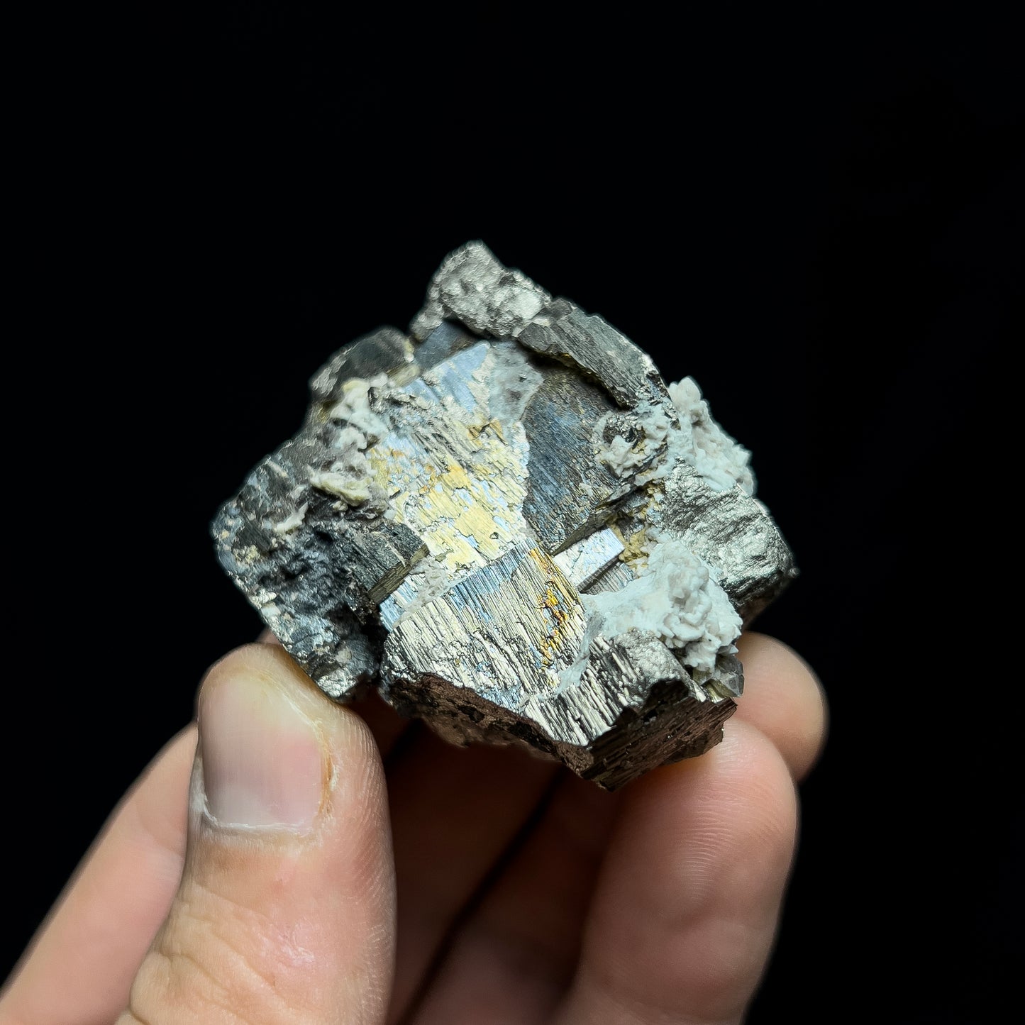 Pyrite with Molybdenite