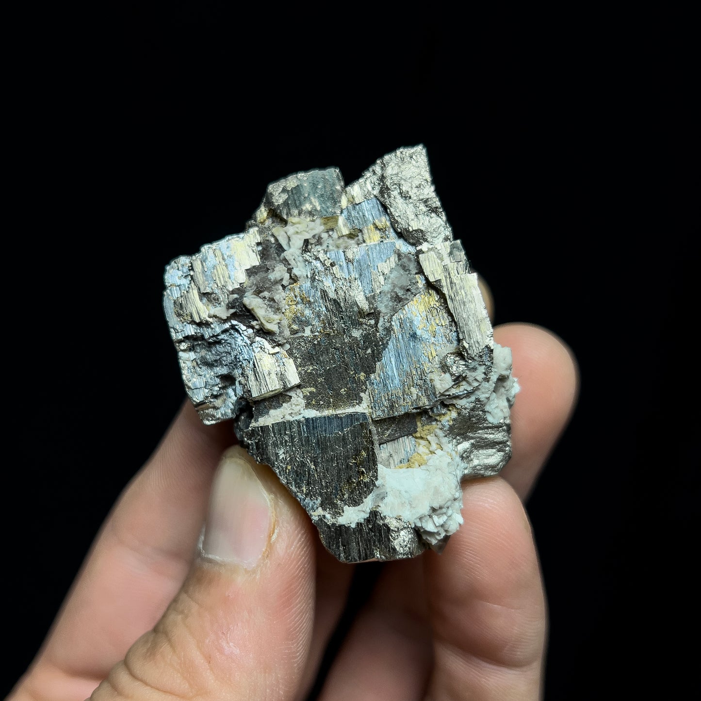 Pyrite with Molybdenite