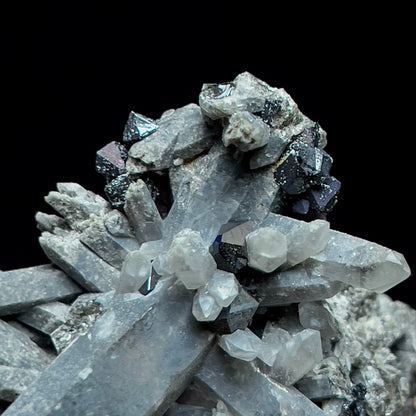 Brookite on Smoky Quartz