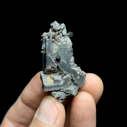 Brookite on Smoky Quartz