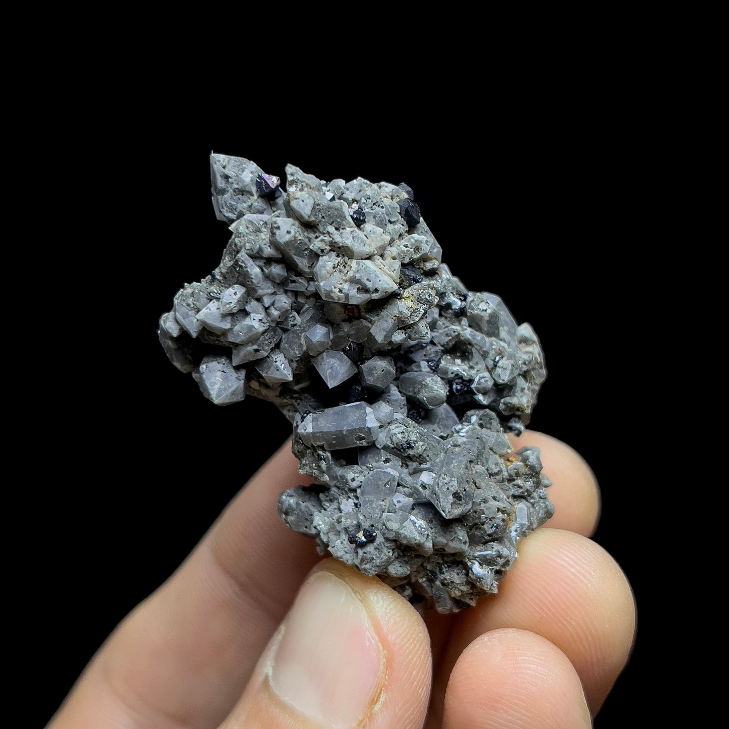 Brookite on Smoky Quartz