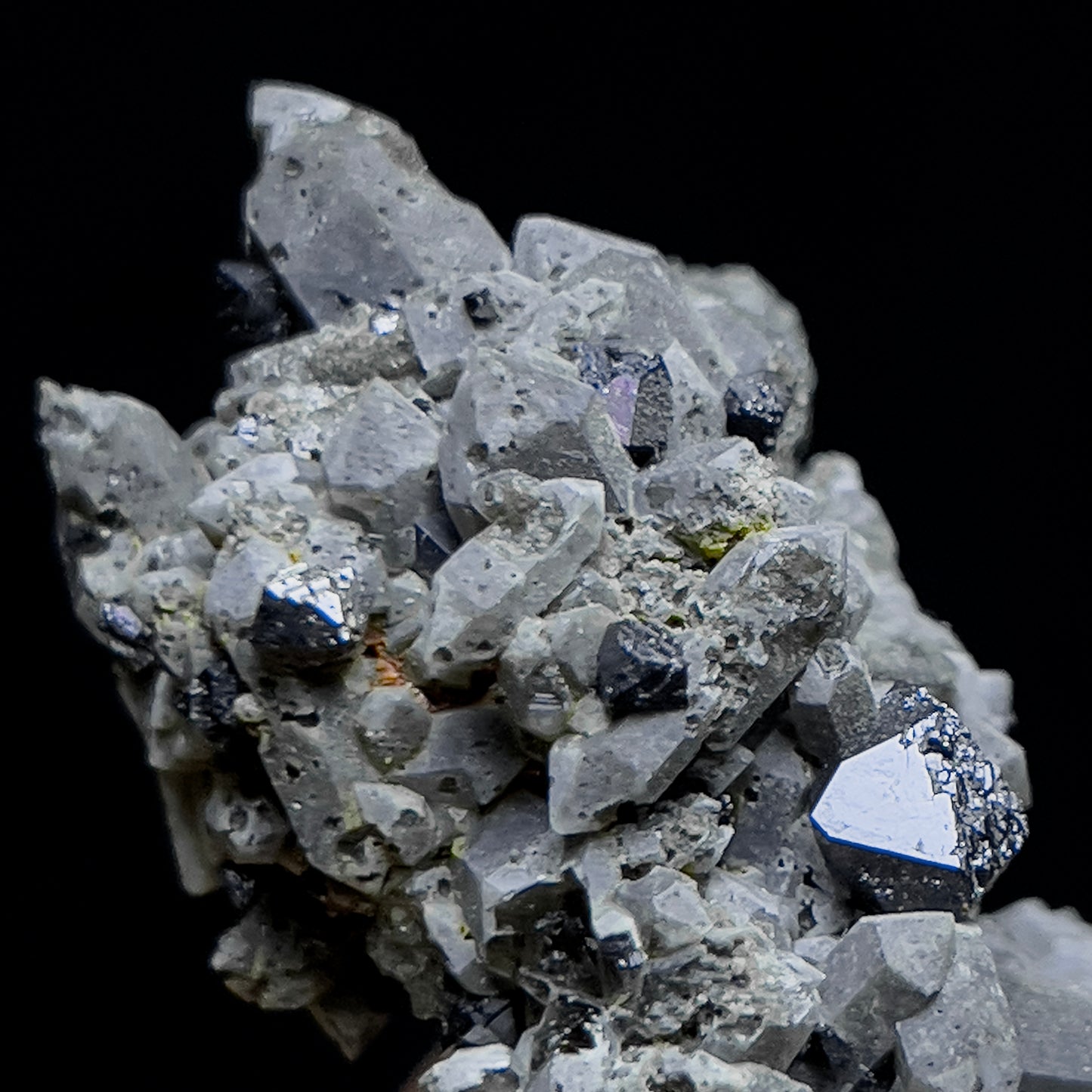 Brookite on Smoky Quartz