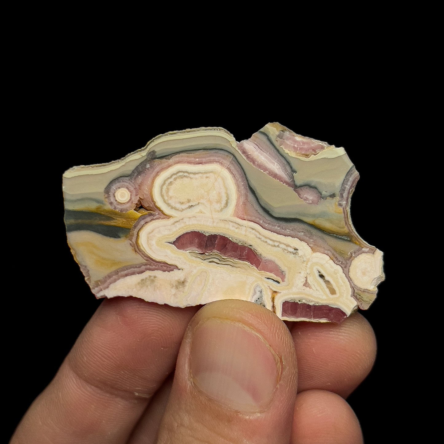 Rhodochrosite (polished)