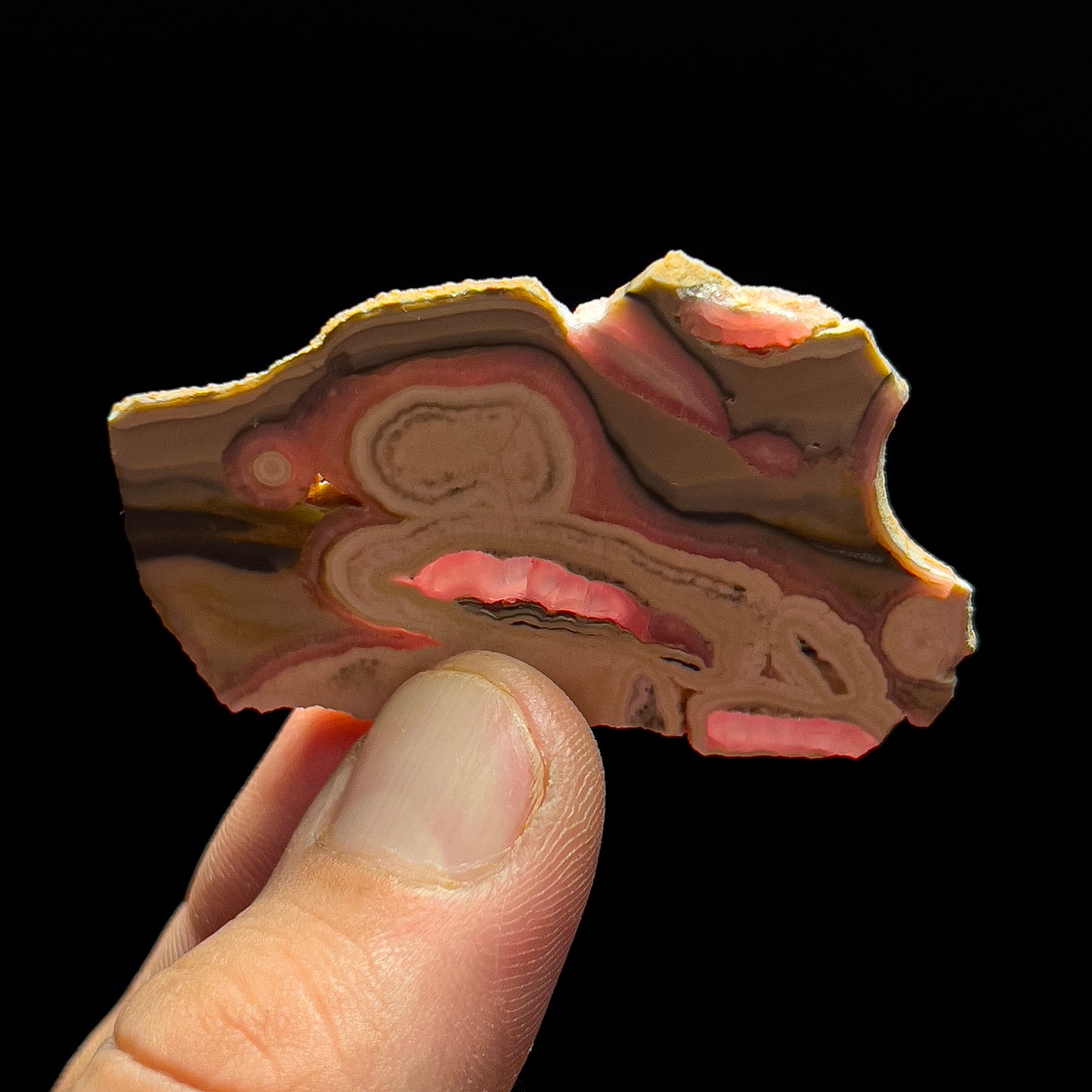 Rhodochrosite (polished)